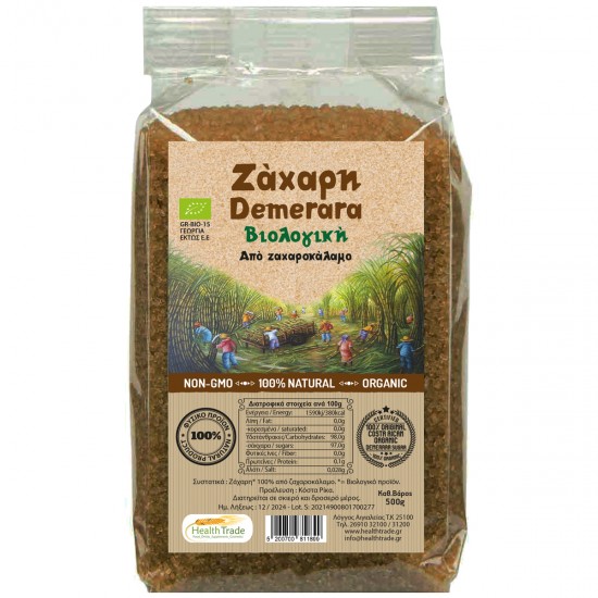 Ζάχαρη  Demerara - Βιολογική ΓΛΥΚΑΝΤΙΚΑ