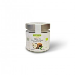 Coconut Extra Virgin Raw Oil, σε γυάλινο βάζο, Cocoil, 210g