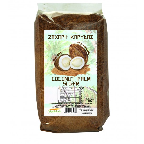 Ζάχαρη Καρύδας (Coconut Palm Sugar) 300gr ΠΡΟΪΟΝΤΑ ΚΑΡΥΔΑΣ
