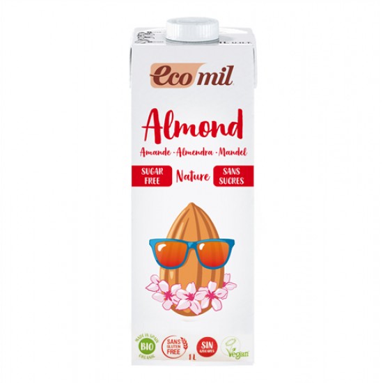 Ρόφημα Αμυγδάλου φυσικό 1 Lt  (ECOMIL)