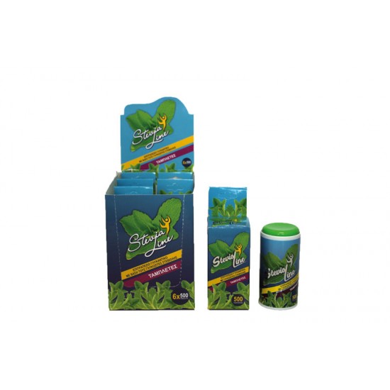 Στέβια 500 tabs (Stand 6 τεμαχίων) ΠΡΟΪΟΝΤΑ ΣΤΕΒΙΑΣ