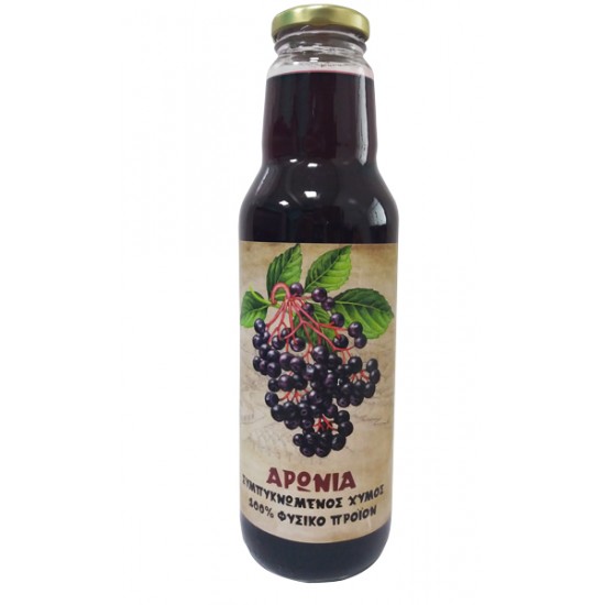 Συμπυκνωμένος Χυμός Aronia - Αρώνια 750ml (Οσμωτικός) Χ/Ζ ΣΥΜΠΥΚΝΩΜΕΝΟΙ ΧΥΜΟΙ